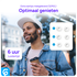 Duo Pack SBG Draadloze Oordopjes met Bluetooth Noise Cancelling Wit afbeelding 6