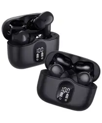 Duo Pack SBG Draadloze Oordopjes met Bluetooth Noise Cancelling Zwart afbeelding
