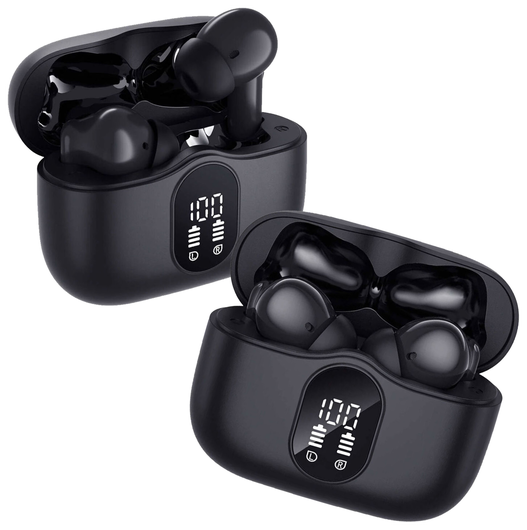 Duo Pack SBG Draadloze Oordopjes met Bluetooth Noise Cancelling Zwart afbeelding 1