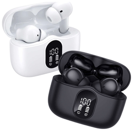 Duo Pack SBG Draadloze Oordopjes met Bluetooth Noise Cancelling