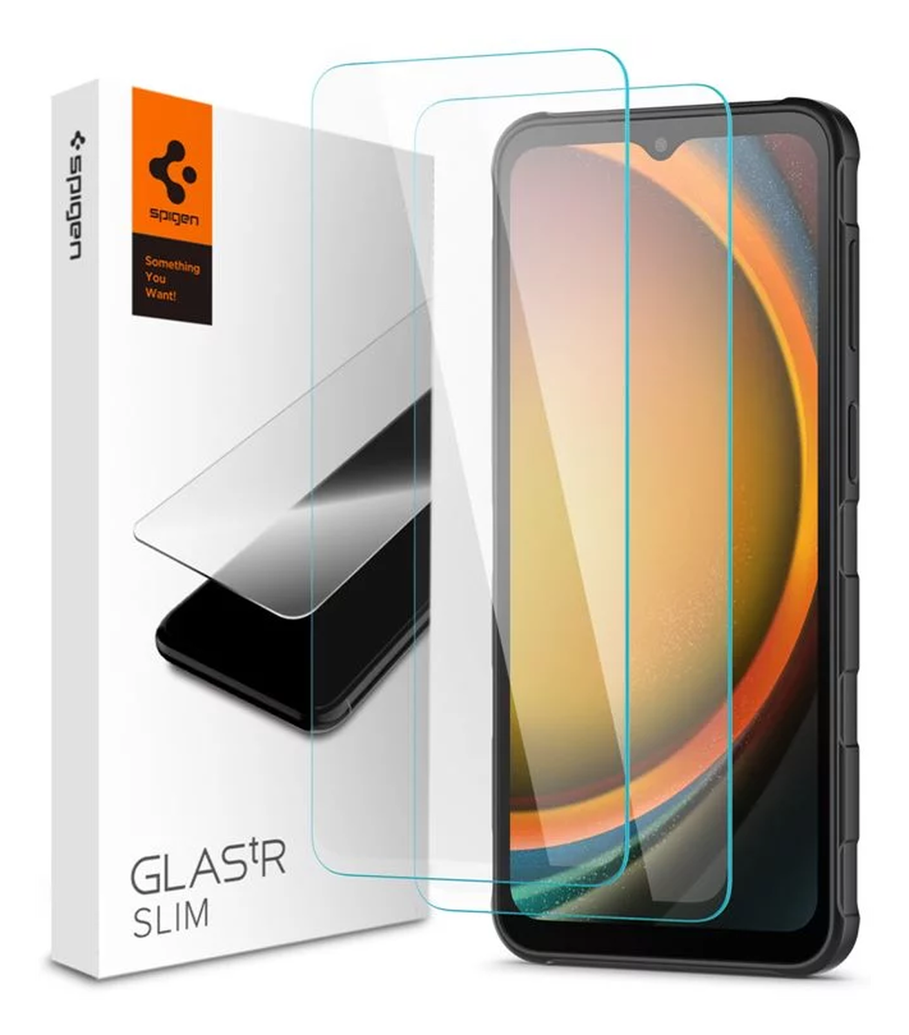 Spigen Glas t.R Slim Samsung Galaxy Xcover 7 Pro / 7 Screen Protector 2-Pack afbeelding 1