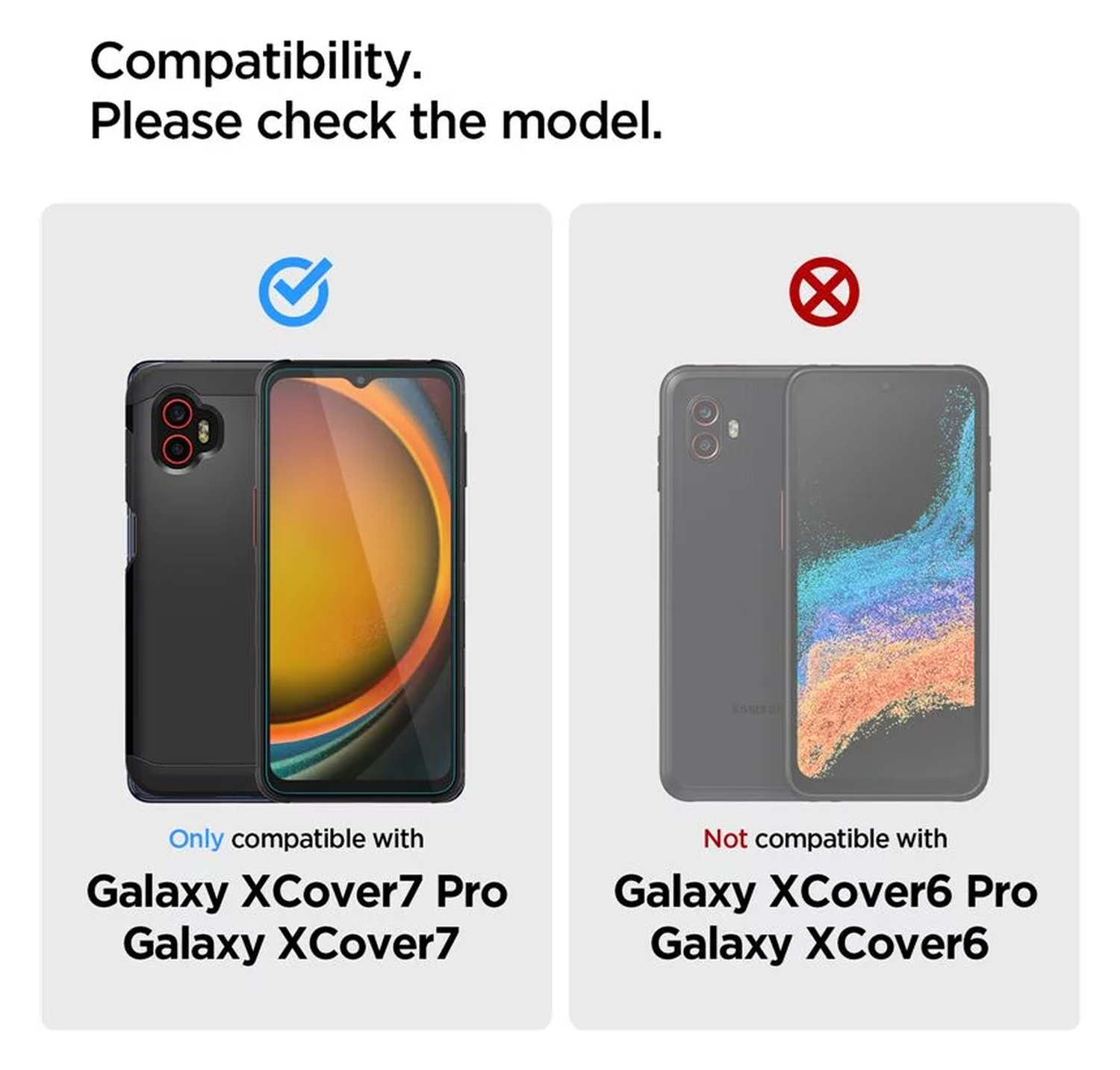 Spigen Glas t.R Slim Samsung Galaxy Xcover 7 Pro / 7 Screen Protector 2-Pack afbeelding 6