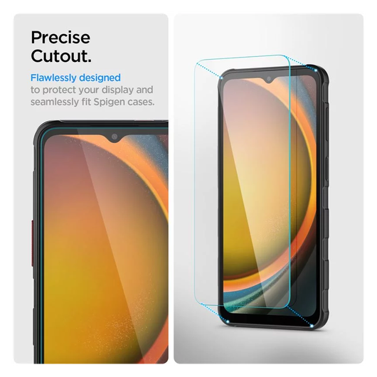 Spigen Glas t.R Slim Samsung Galaxy Xcover 7 Pro / 7 Screen Protector 2-Pack afbeelding 2