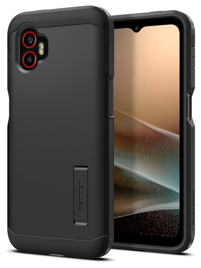 Spigen Tough Armor Samsung Galaxy Xcover 7 Pro Hoesje Back Cover Zwart afbeelding 1