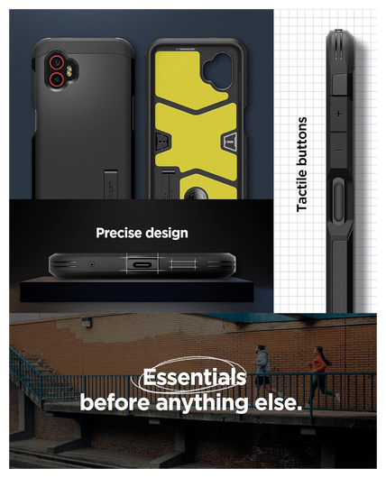 Spigen Tough Armor Samsung Galaxy Xcover 7 Pro Hoesje Back Cover Zwart afbeelding 4