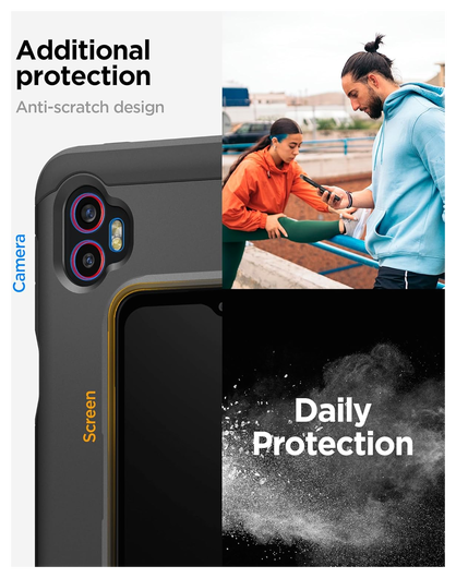 Spigen Tough Armor Samsung Galaxy Xcover 7 Pro Hoesje Back Cover Zwart afbeelding 5