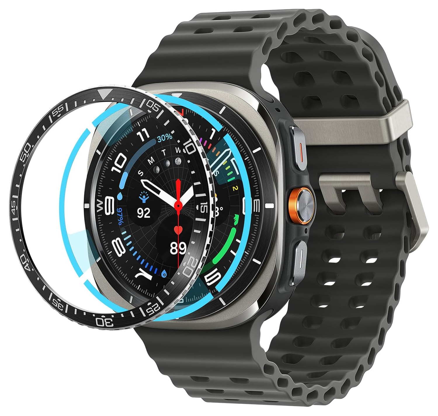 Spigen Bezel Tune Samsung Galaxy Watch Ultra Bezel Ring Protector afbeelding 1
