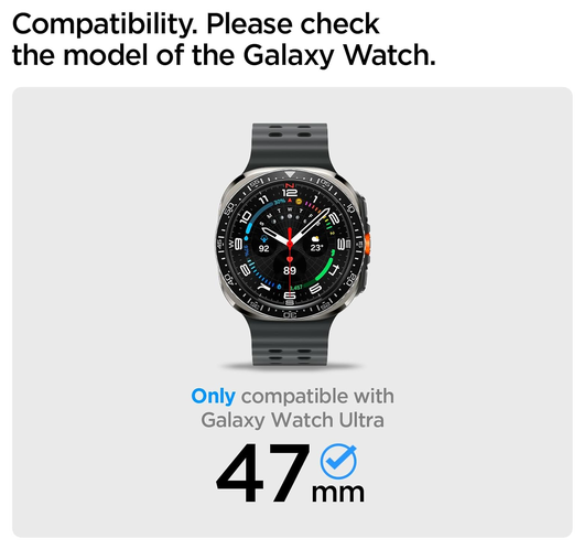 Spigen Bezel Tune Samsung Galaxy Watch Ultra Bezel Ring Protector afbeelding 2