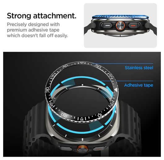 Spigen Bezel Tune Samsung Galaxy Watch Ultra Bezel Ring Protector afbeelding 5