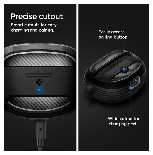 Spigen Rugged Armor Bose Ultra Open Hoesje Zwart afbeelding 7