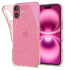 Spigen Liquid Crystal Apple iPhone 16 Hoesje Back Cover Glitter Roze afbeelding 1