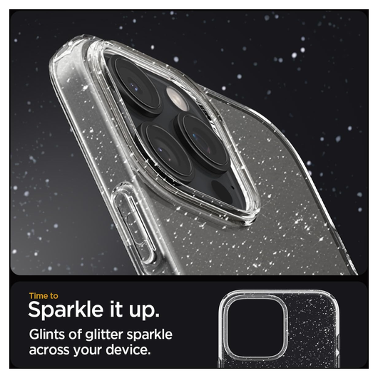 Spigen Liquid Crystal Apple iPhone 16 Pro Max Hoesje Back Cover Glitter afbeelding 3