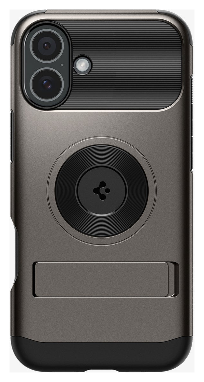 Spigen Slim Armor MagFit Apple iPhone 16 Plus Hoesje MagSafe Gunmetal afbeelding 2