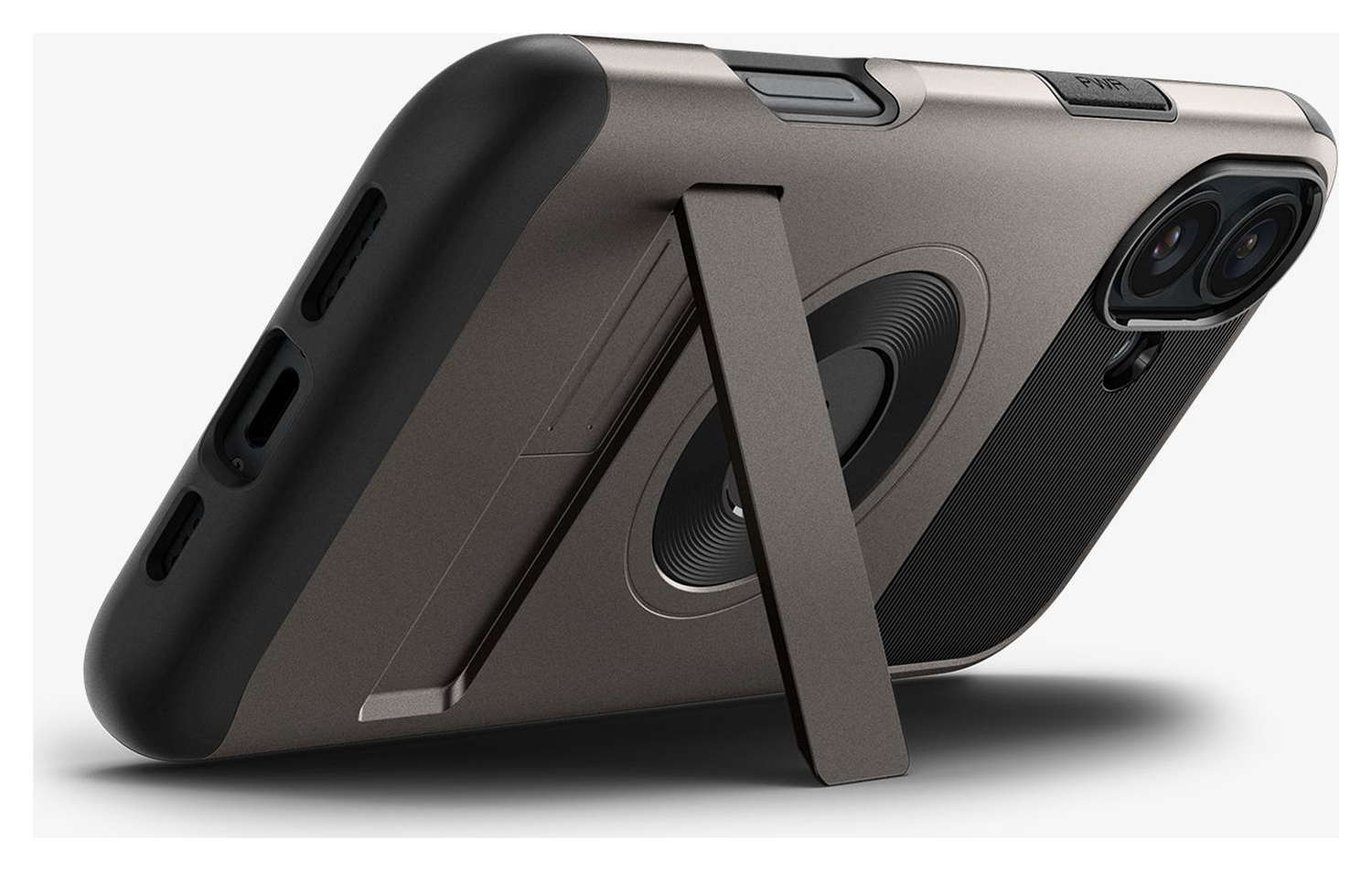 Spigen Slim Armor MagFit Apple iPhone 16 Plus Hoesje MagSafe Gunmetal afbeelding 9