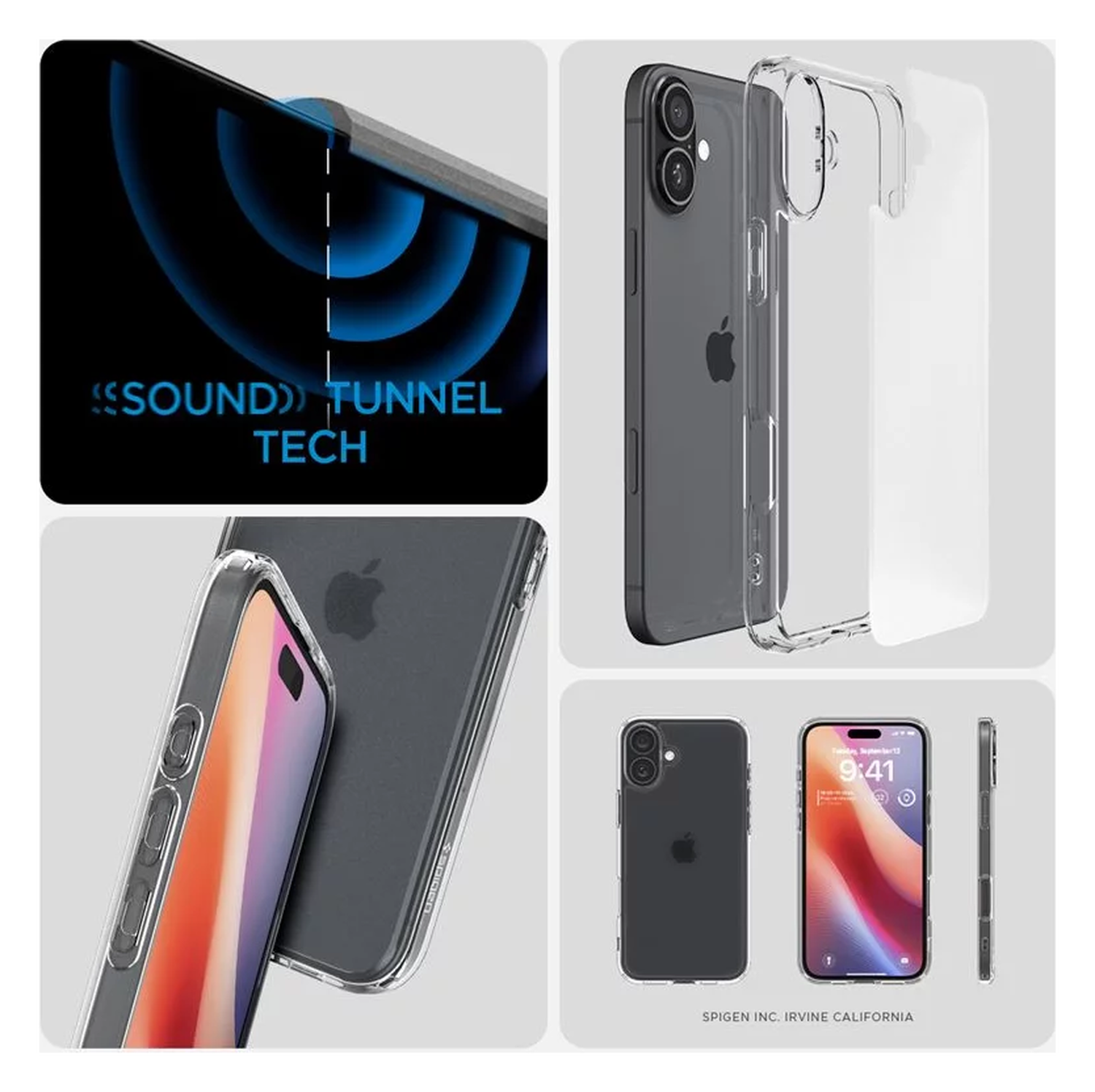 Spigen Ultra Hybrid Apple iPhone 16 Plus Hoesje Back Cover Frost Transparant afbeelding 5