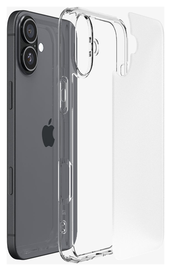 Spigen Ultra Hybrid Apple iPhone 16 Plus Hoesje Back Cover Frost Transparant afbeelding 10