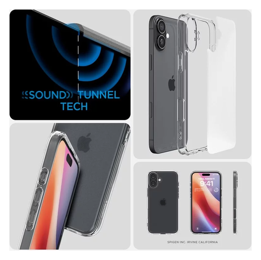 Spigen Ultra Hybrid Apple iPhone 16 Plus Hoesje Back Cover Frost Transparant afbeelding 5
