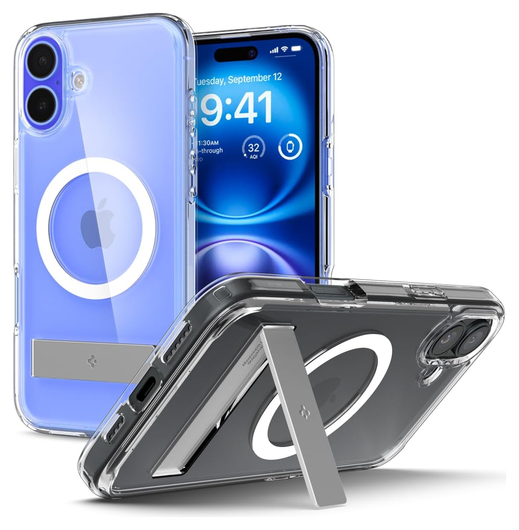 Spigen Ultra Hybrid S MagFit Apple iPhone 16 Plus Hoesje Back Cover Transparant afbeelding 1