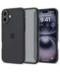 Spigen Ultra Hybrid Apple iPhone 16 Plus Hoesje Back Cover Frost Zwart afbeelding
