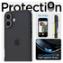 Spigen Ultra Hybrid Apple iPhone 16 Plus Hoesje Back Cover Frost Zwart afbeelding 4