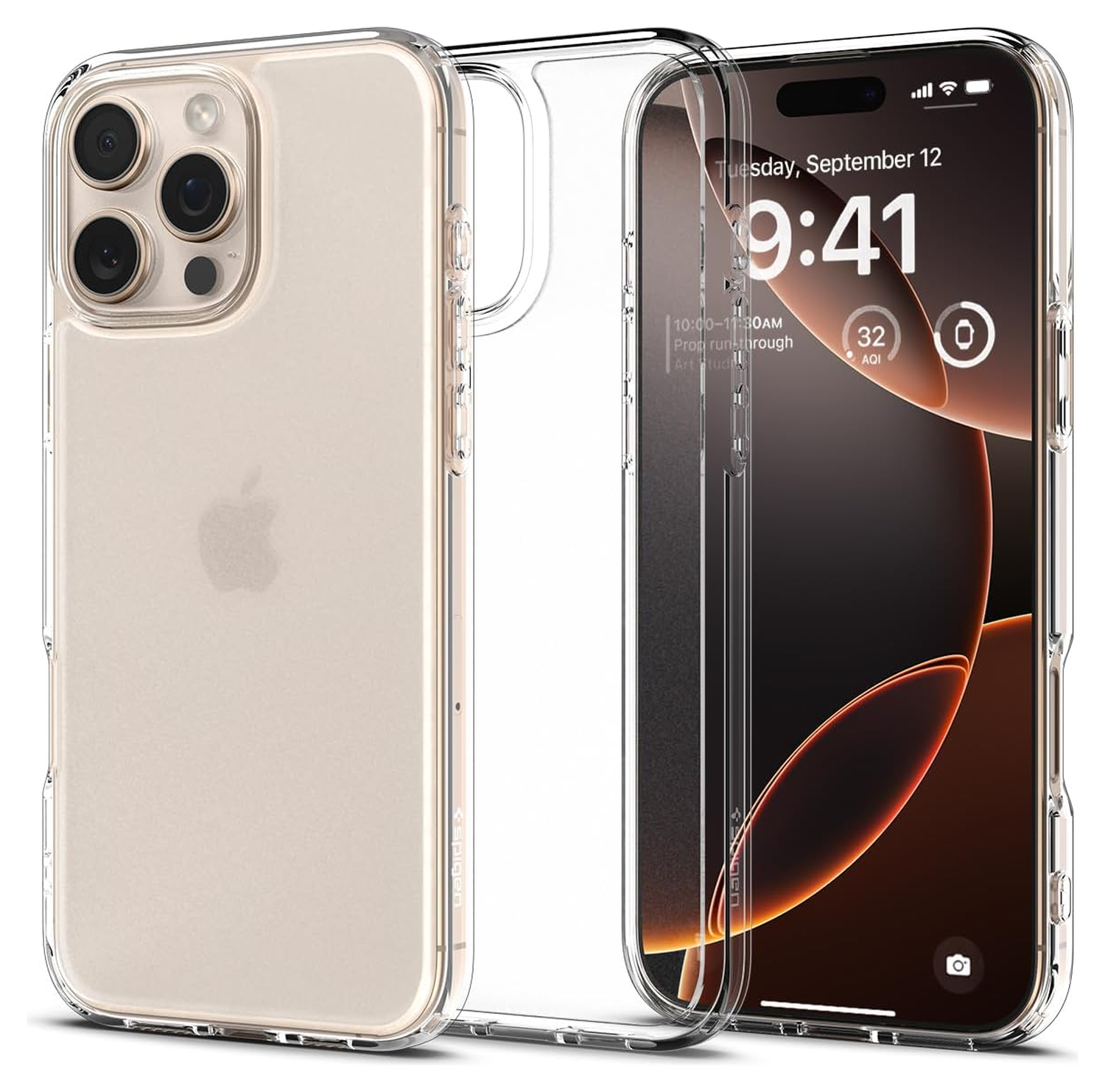 Spigen Ultra Hybrid Apple iPhone 16 Pro Max Hoesje Back Cover Frost Transparant afbeelding 1