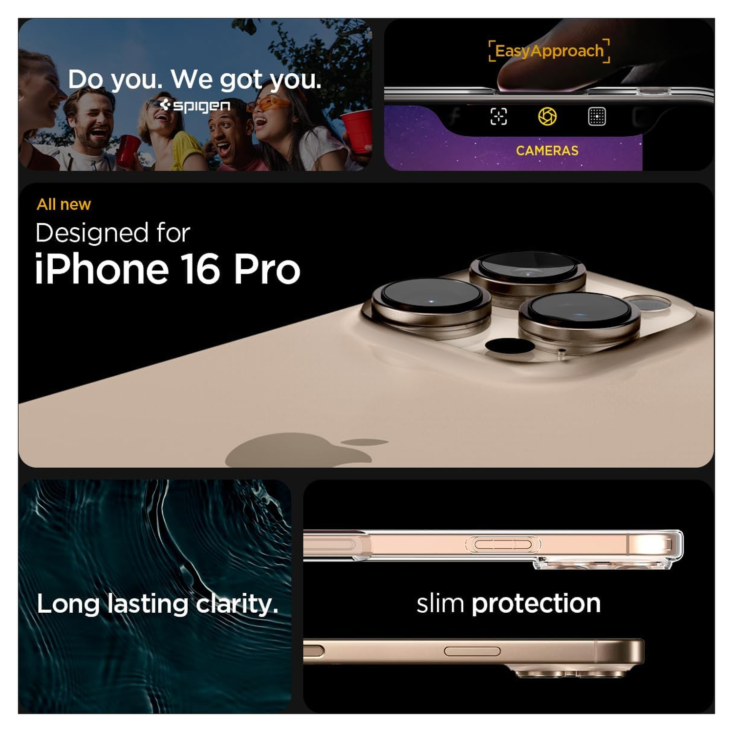 Spigen Ultra Hybrid Apple iPhone 16 Pro Max Hoesje Back Cover Frost Transparant afbeelding 2