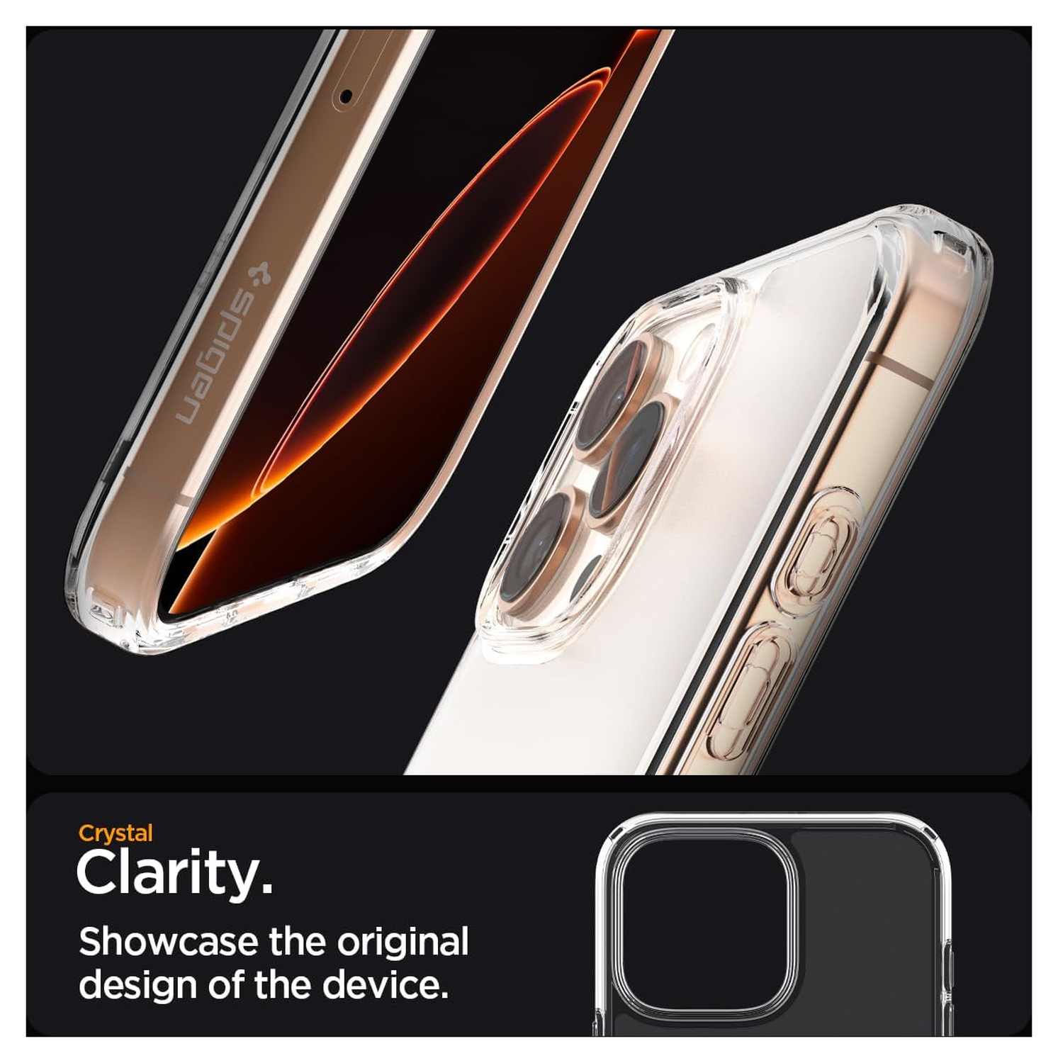 Spigen Ultra Hybrid Apple iPhone 16 Pro Max Hoesje Back Cover Frost Transparant afbeelding 3