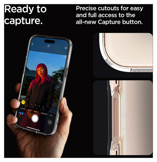 Spigen Ultra Hybrid Apple iPhone 16 Pro Max Hoesje Back Cover Frost Transparant afbeelding 4
