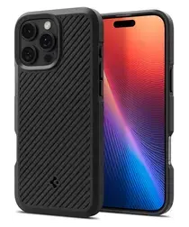 Spigen Core Armor Apple iPhone 16 Pro Max Hoesje Back Cover Zwart afbeelding