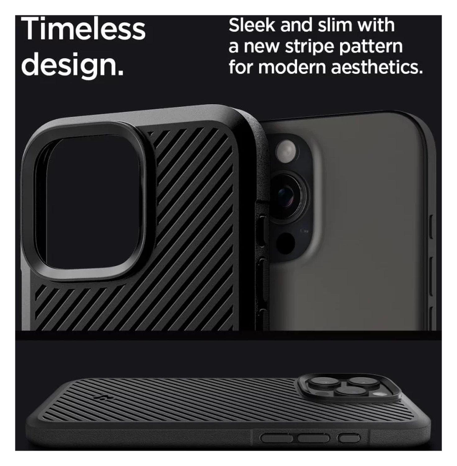 Spigen Core Armor Apple iPhone 16 Pro Max Hoesje Back Cover Zwart afbeelding 2