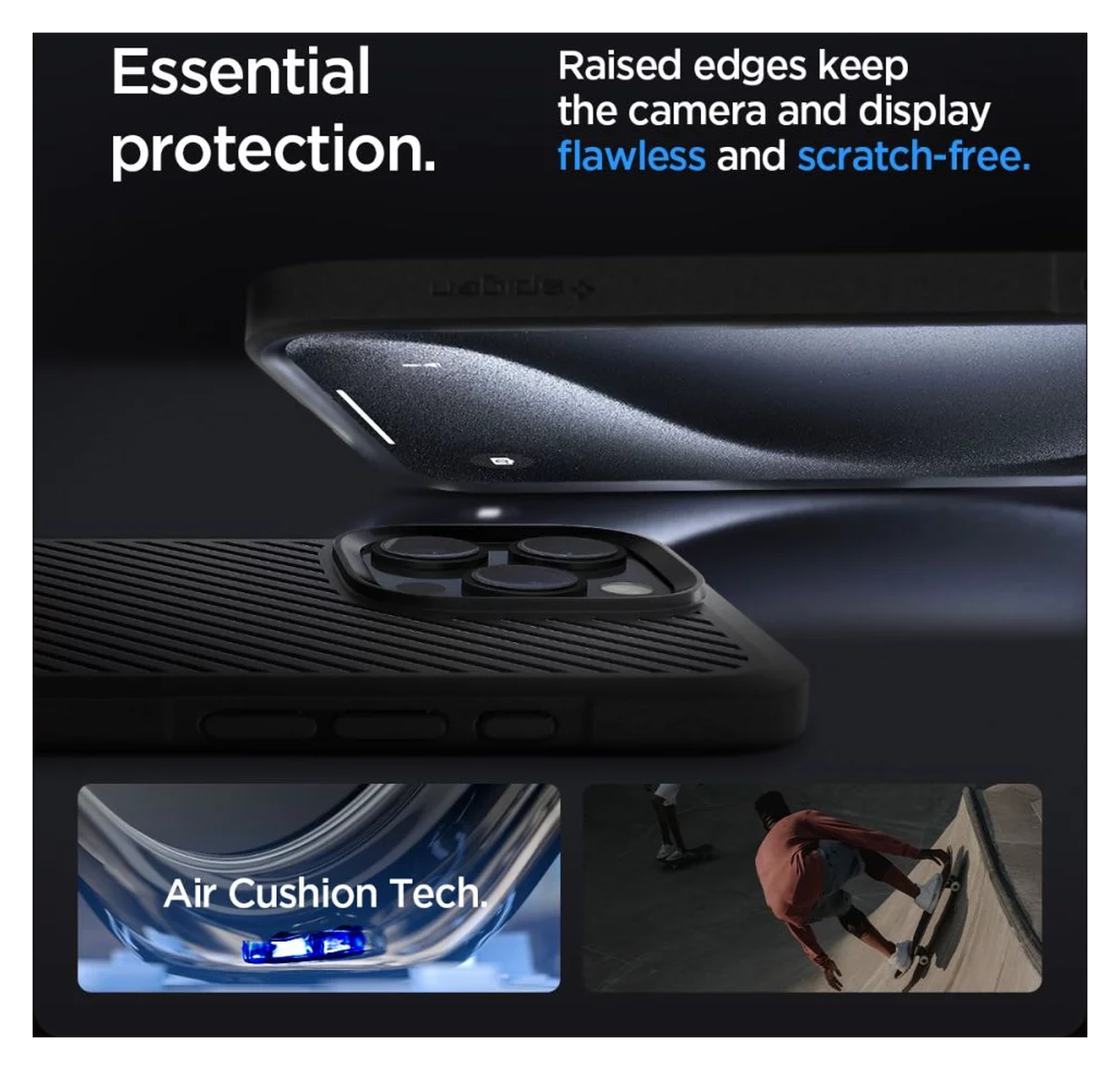 Spigen Core Armor Apple iPhone 16 Pro Max Hoesje Back Cover Zwart afbeelding 5