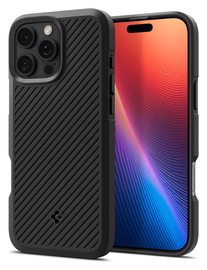 Spigen Core Armor Apple iPhone 16 Pro Max Hoesje Back Cover Zwart