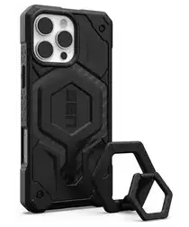 UAG Monarch Pro MagSafe iPhone 16 Pro Max Hoesje + Ring Standaard Zwart afbeelding