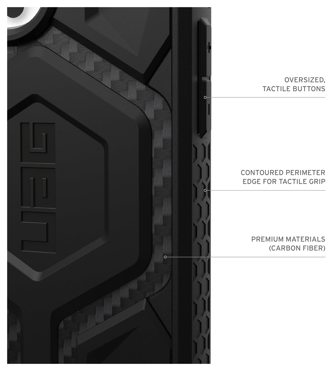 UAG Monarch Pro MagSafe iPhone 16 Pro Max Hoesje + Ring Standaard Zwart afbeelding 5