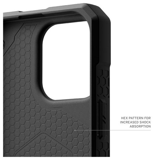 UAG Monarch Pro MagSafe iPhone 16 Pro Max Hoesje + Ring Standaard Zwart afbeelding 6