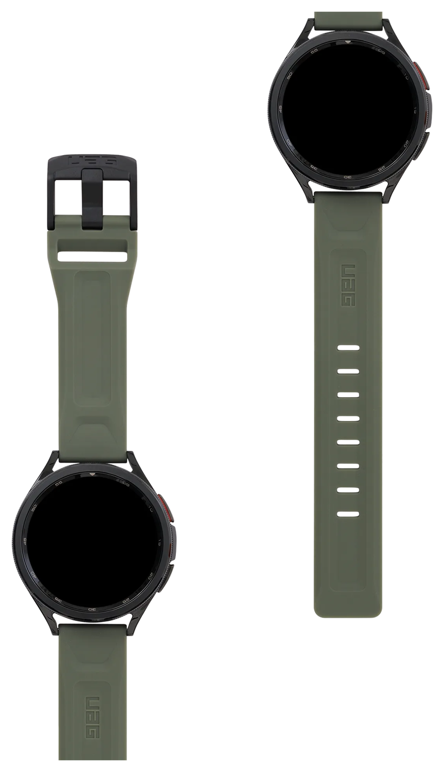 UAG Scout - Universeel Smartwatch 20MM Bandje - Siliconen Groen afbeelding 2