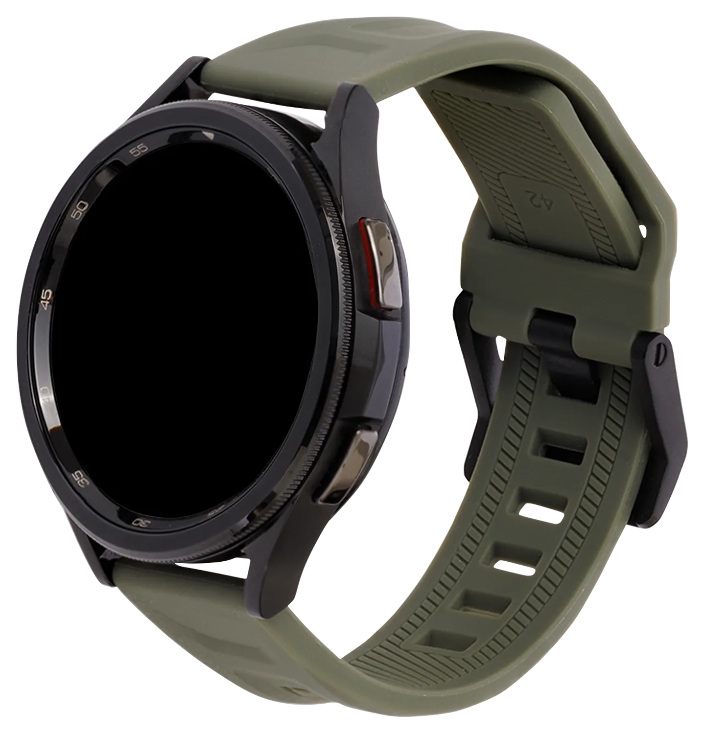 UAG Scout - Universeel Smartwatch 20MM Bandje - Siliconen Groen afbeelding 4