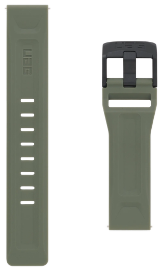 UAG Scout - Universeel Smartwatch 20MM Bandje - Siliconen Groen afbeelding 1