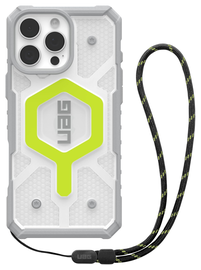 UAG Pathfinder Clear iPhone 16 Pro Max Hoesje MagSafe met Koord Neon afbeelding