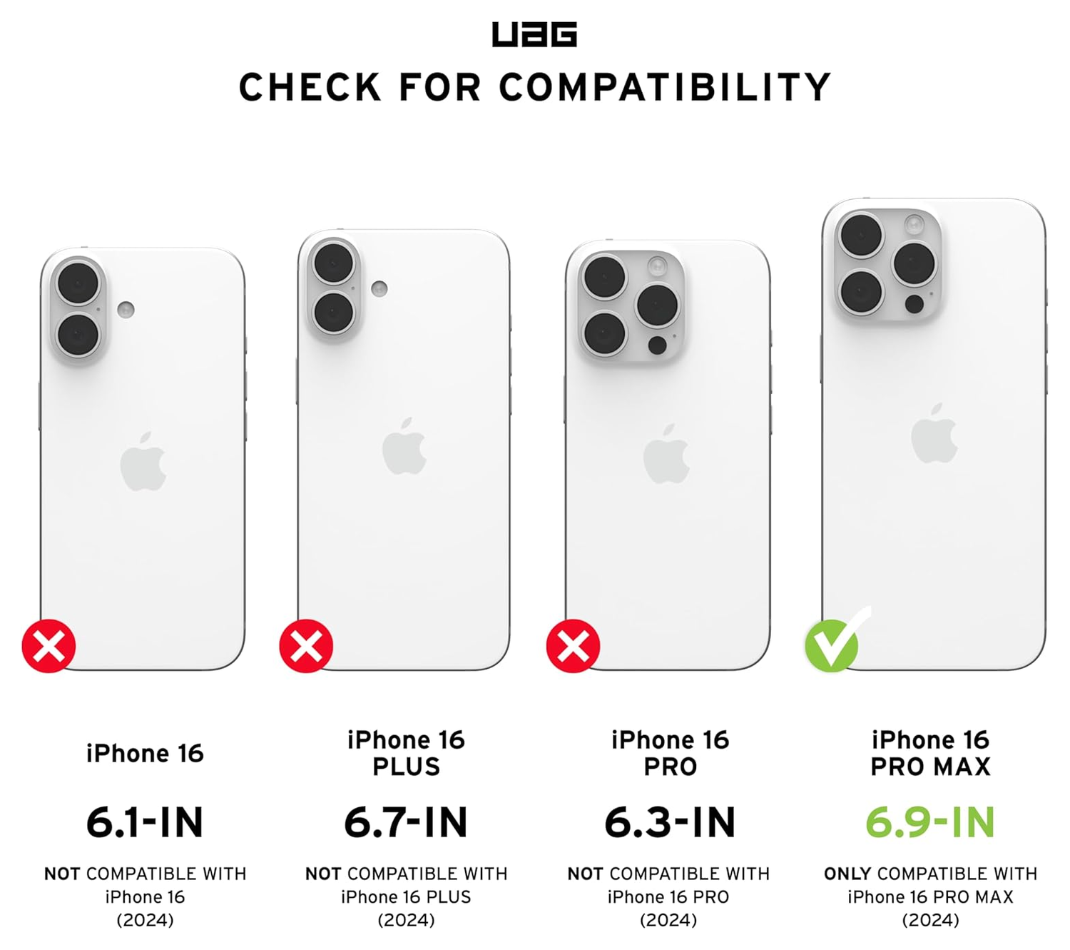 UAG Pathfinder Clear MagSafe iPhone 16 Pro Max Hoesje Ash + Ring Standaard Zwart afbeelding 3
