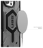 UAG Pathfinder Clear MagSafe iPhone 16 Pro Max Hoesje Ash + Ring Standaard Zwart afbeelding 4