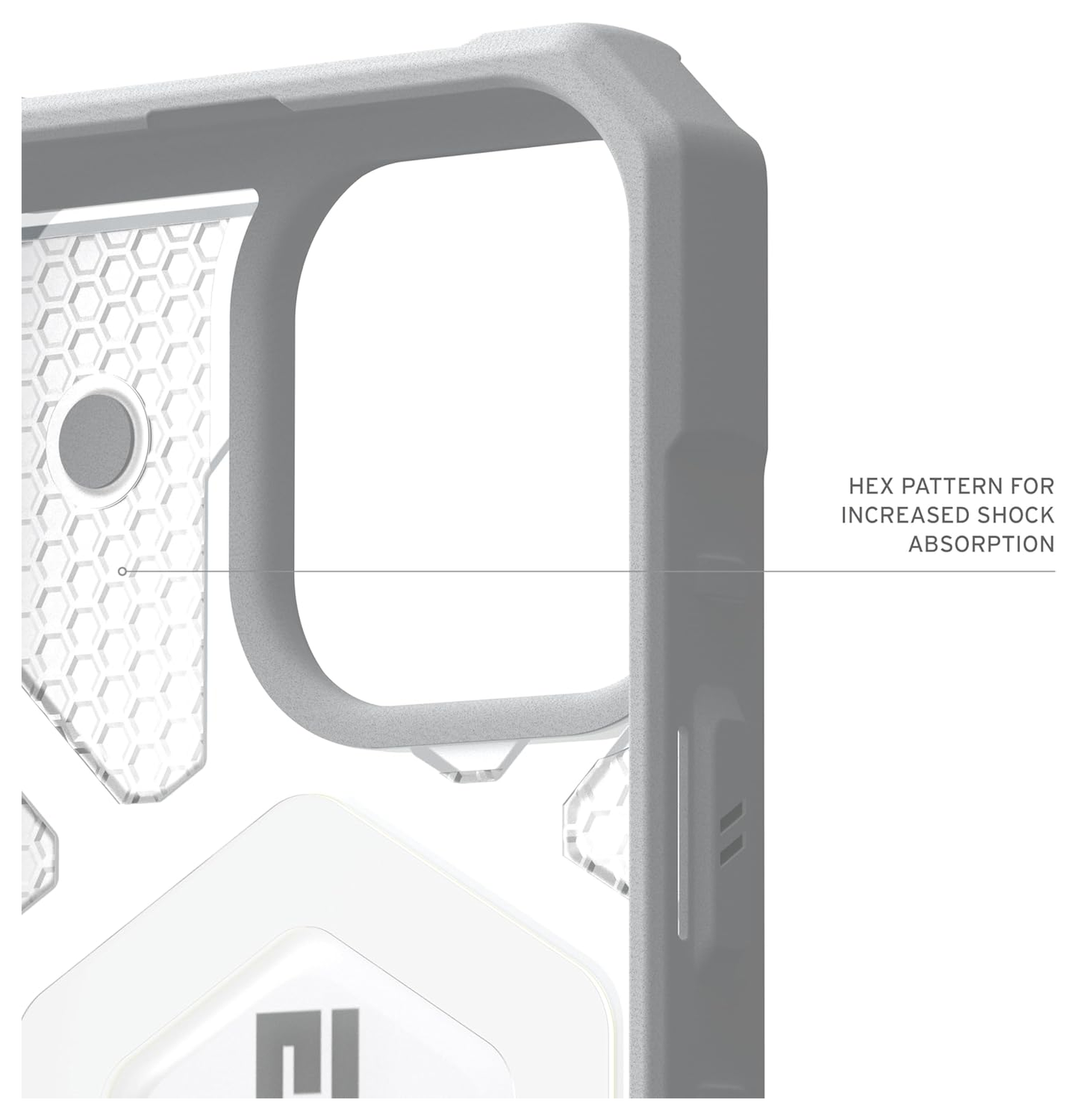 UAG Pathfinder Clear iPhone 16 Pro Hoesje MagSafe met Koord Neon afbeelding 4