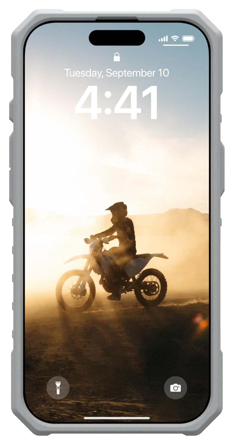 UAG Pathfinder Clear iPhone 16 Pro Hoesje MagSafe met Koord Neon afbeelding 8