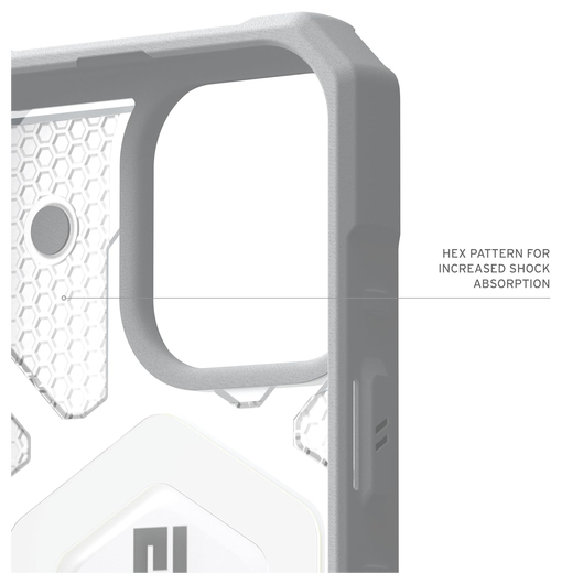 UAG Pathfinder Clear iPhone 16 Pro Hoesje MagSafe met Koord Neon afbeelding 4