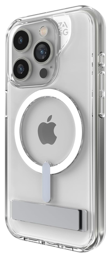 ZAGG Crystal Palace Snap Kickstand Apple iPhone 15 Pro Hoesje MagSafe Clear afbeelding 1