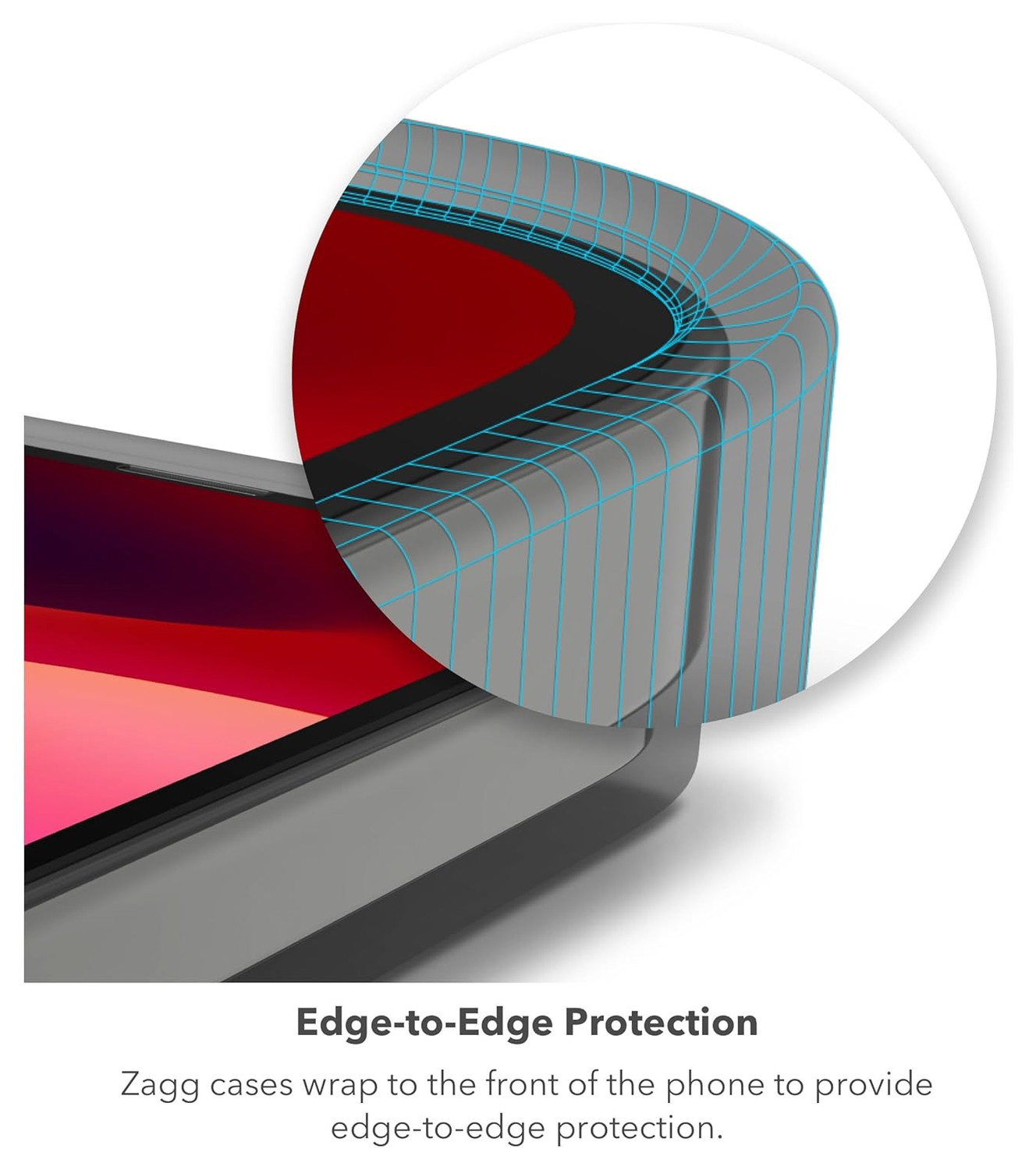 ZAGG Luxe Apple iPhone 15 Pro Max Hoesje Back Cover 3M Valbescherming Zwart afbeelding 3