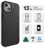 ZAGG Luxe Apple iPhone 15 Pro Max Hoesje Back Cover 3M Valbescherming Zwart afbeelding 4