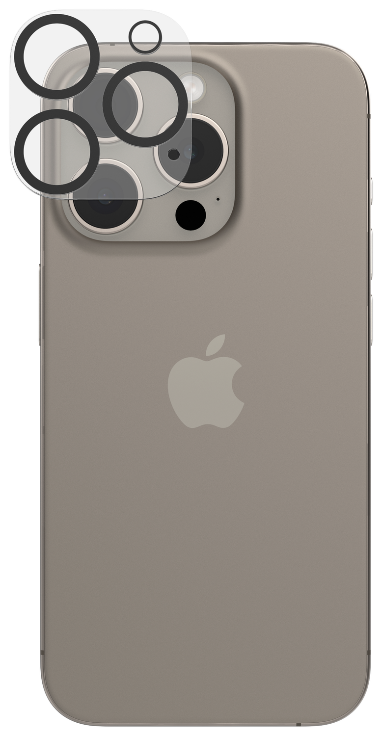 ZAGG InvisibleShield Elite iPhone 15 Pro / 15 Pro Max Camera Lens Protector afbeelding 1