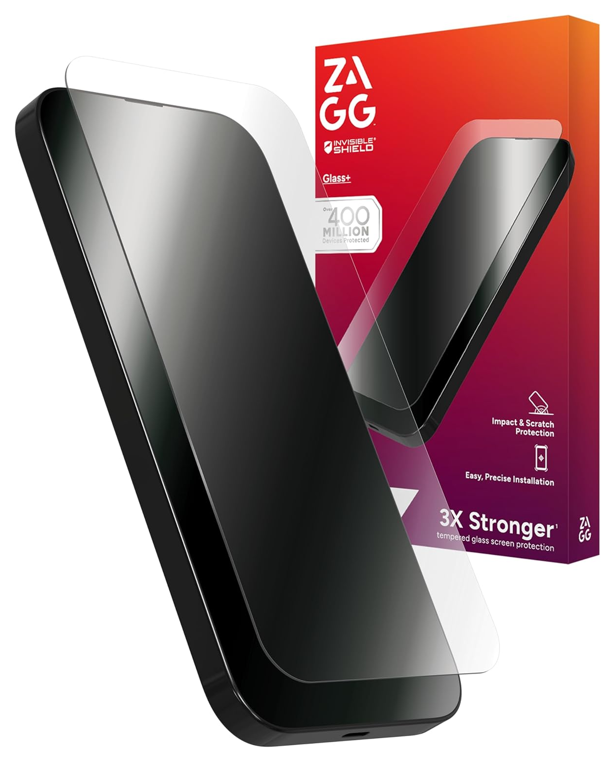 ZAGG InvisibleShield Glass+ iPhone 16 Pro Max Screen Protector afbeelding 1