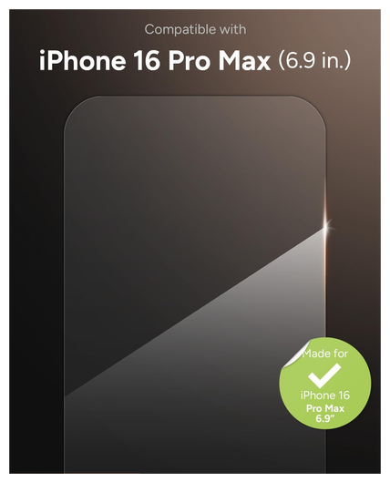 ZAGG InvisibleShield Glass+ iPhone 16 Pro Max Screen Protector afbeelding 4
